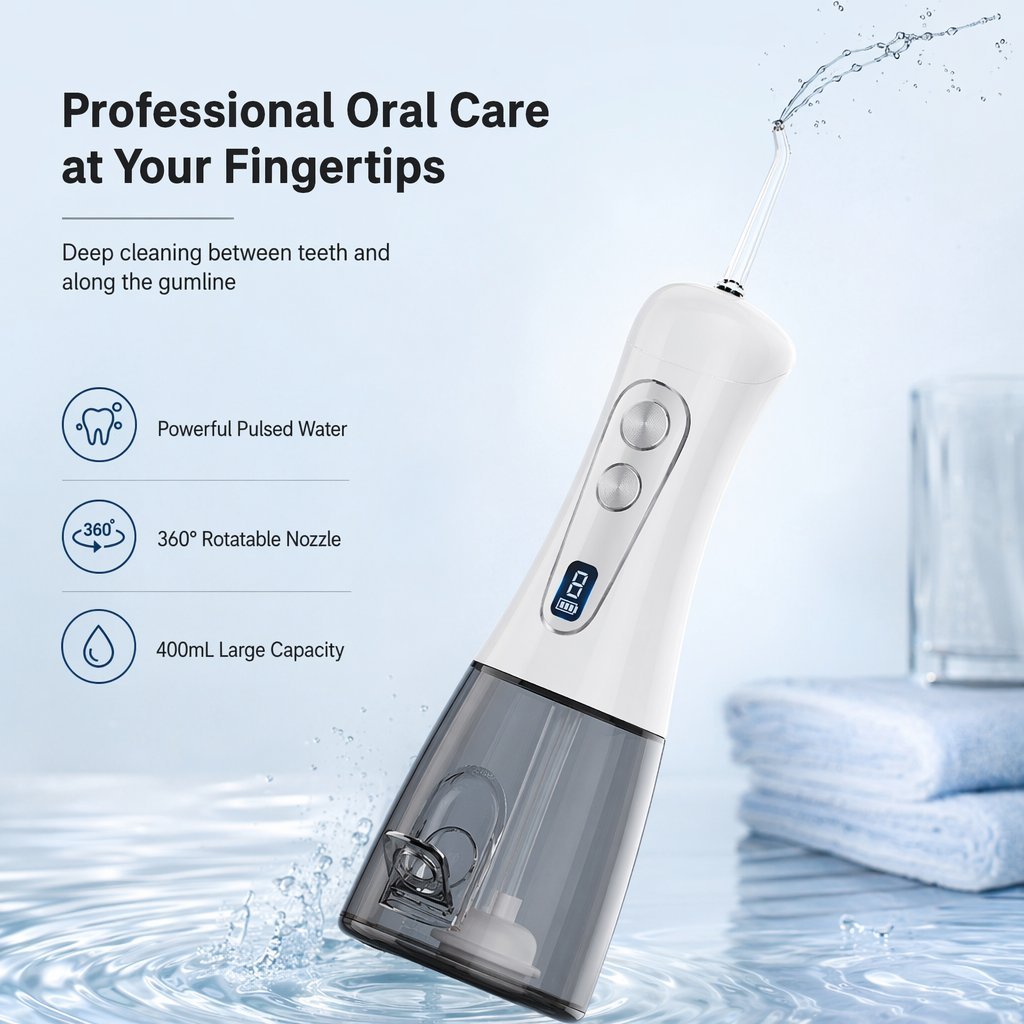 Flow Precision Digital Water Flosser product view